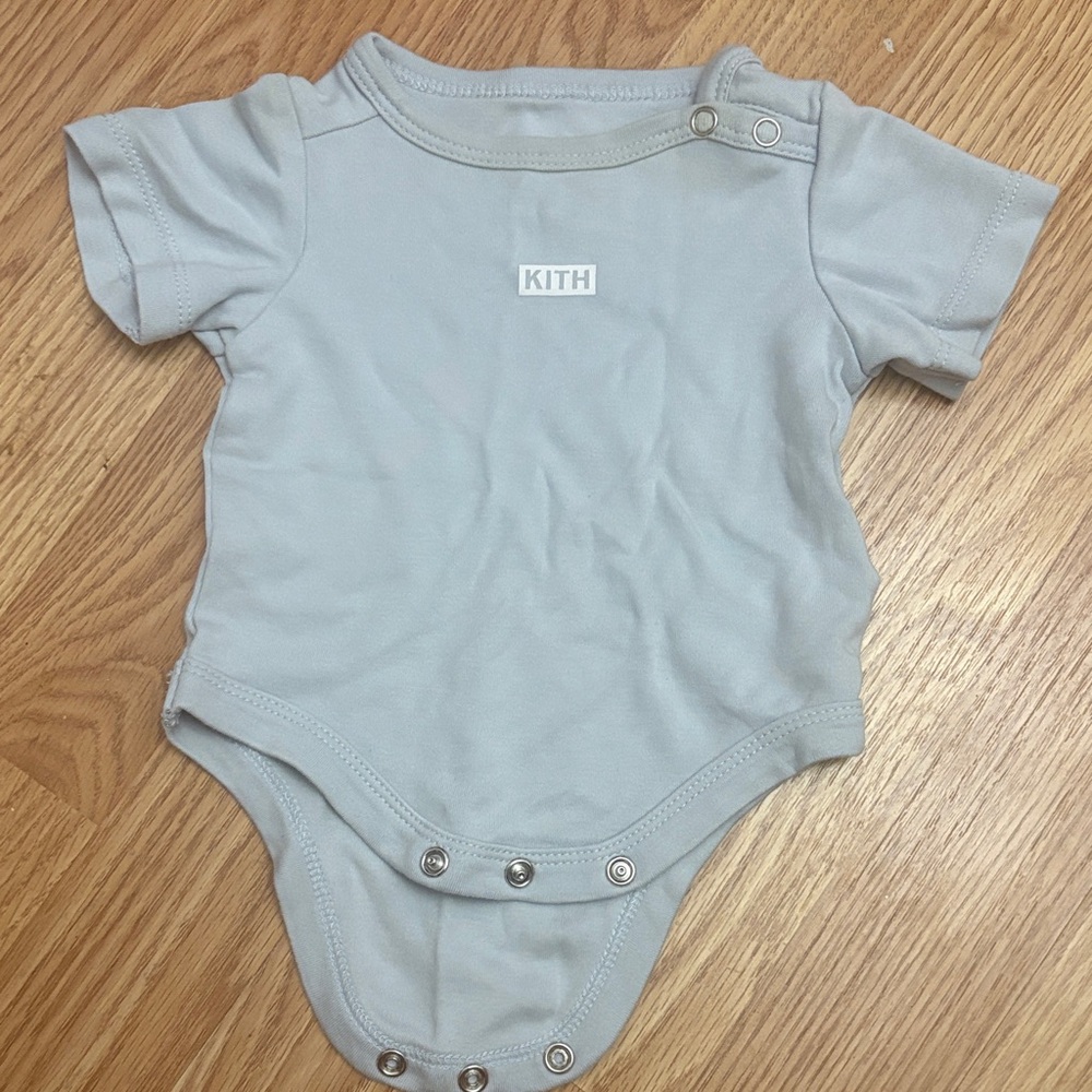 Kith Light Gray Kids Bodysuit